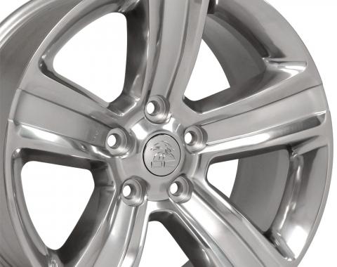 20" Fits Dodge - Ram 1500 Wheel - Polished w/ Silver Inlay 20x9
