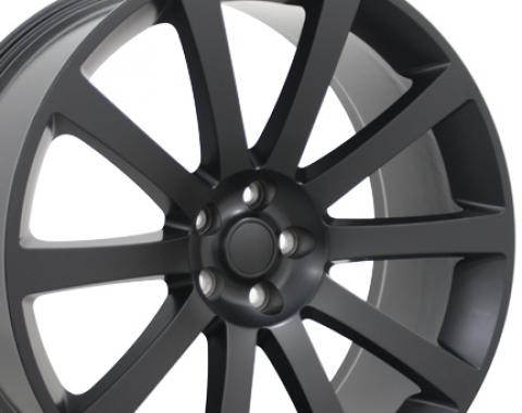 22" Fits Chrysler - 300 SRT Wheel - Matte Black 22x9