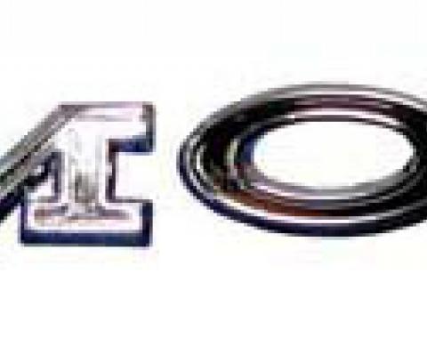 AMD Taillight Panel Emblem, "Plymouth", 70 Plymouth B-Body 999-1470-91