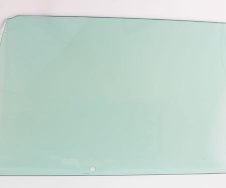 AMD Door Glass, Green Tint, LH, 67 Dodge Plymouth B-Body 2DR Hardtop & Convertible 550-1467-TL
