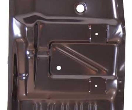 AMD Front Floor Pan Half, LH, 71-72 Demon; 73-74 Dart Sport; 67-69 Barracuda; 70-74 Duster; 67-71 Valiant 405-1267-L