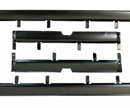 AMD Floor Wiring Cover Set, 67-69 Barracuda; 67-71 Valiant; 70-76 Duster Demon Dart Sport 442-1267-S