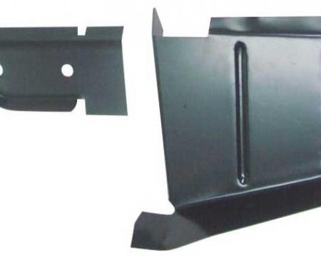 AMD Rocker to Frame Lower Splash Shield, RH, 68-70 Dodge Plymouth B-Body 437-1468-R