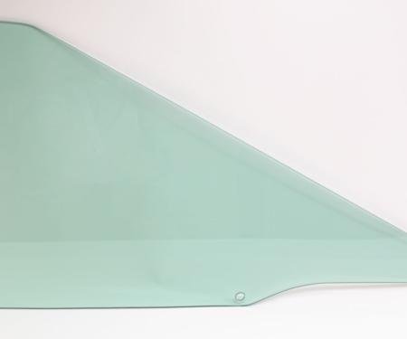 AMD Quarter Glass, Green Tint, LH, 67 Dodge Plymouth B-Body 2DR Hardtop (Except Charger) 795-1467-TL