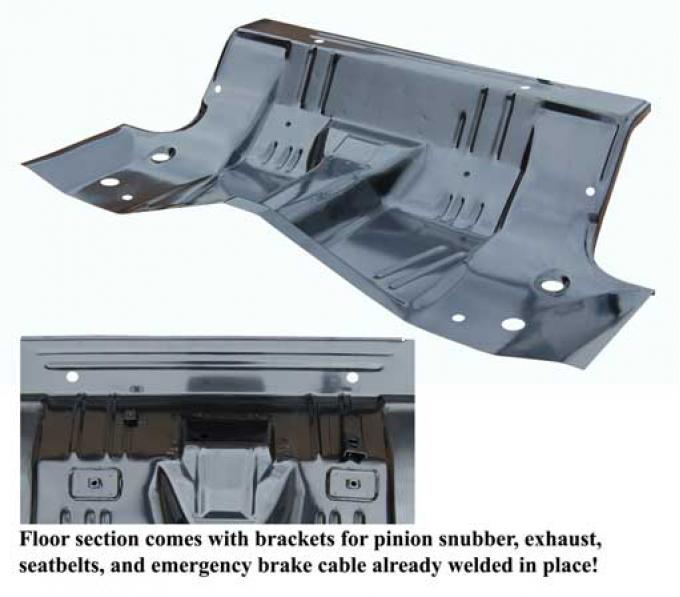 AMD Rear Floor / Under Rear Seat Pan, 68-70 Dodge Plymouth B-Body (Modify to fit 63-67) 420-1468