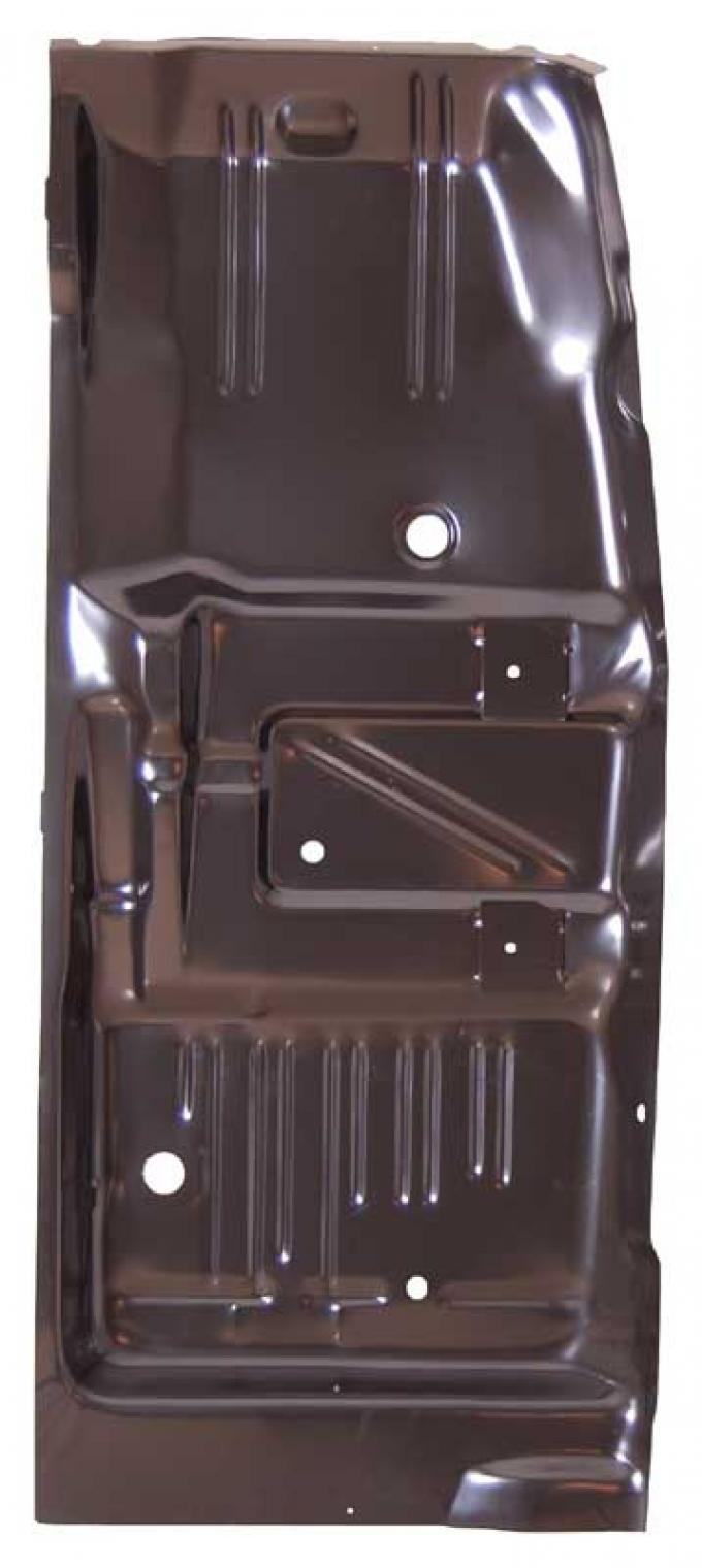 AMD Front Floor Pan Half, LH, 71-72 Demon; 73-74 Dart Sport; 67-69 Barracuda; 70-74 Duster; 67-71 Valiant 405-1267-L