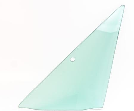 AMD Vent Glass, Green Tint, LH, 66-67 Dodge Plymouth B-Body 2DR Hardtop, Convertible, 2/4DR Sedan & Wagon 560-1466-TL