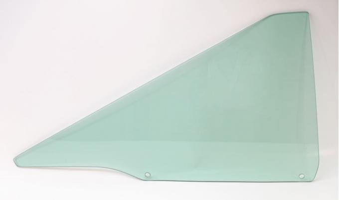 AMD Quarter Glass, Green Tint, RH, 67 Dodge Plymouth B-Body 2DR Hardtop (Except Charger) 795-1467-TR