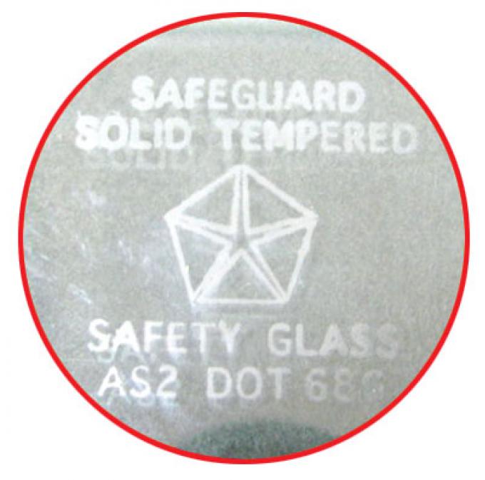 AMD Windshield, Green Tint, 68-70 B-Body 2DR Hardtop & 2DR Sedan (Post) 380-1468-T