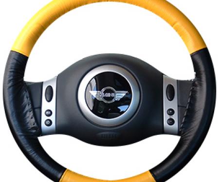 Wheelskins Genuine Leather Steering Wheel Cover, Eurotone Two-Color