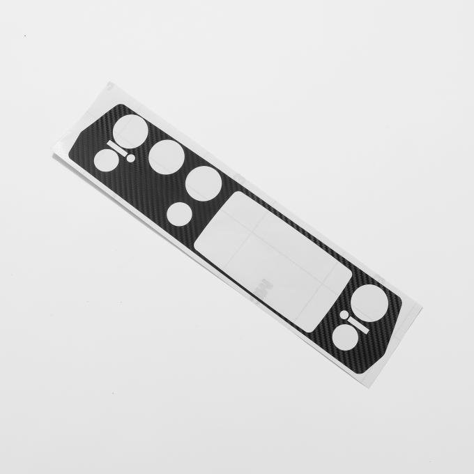 Detroit Muscle Technologies Mopar A Body 72-74 Non Rallye Dash Overlay Sticker STYLE 2 - CARBON AXX7274OL10-CARBON-STYLE2
