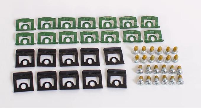 AMD Windshield Molding Clips & Screw Set, 68-70 Dodge Plymouth B-Body X385-1468-1S