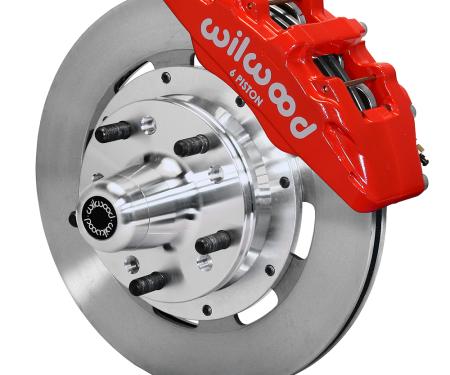 Wilwood Brakes Forged Dynapro 6 Big Brake Front Brake Kit (Hub) 140-15198-R