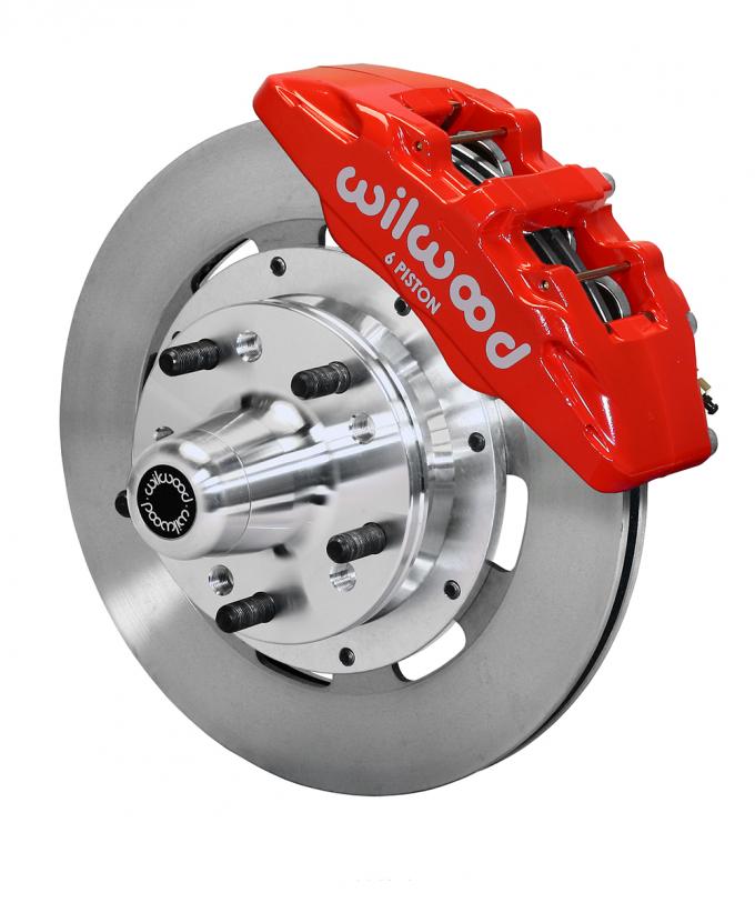 Wilwood Brakes Forged Dynapro 6 Big Brake Front Brake Kit (Hub) 140-15198-R