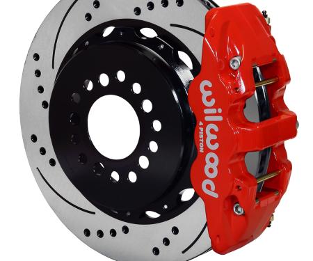 Wilwood Brakes AERO4 Big Brake Rear Brake Kit For OE Parking Brake 140-14068-DR