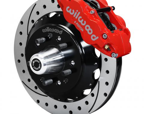 Wilwood Brakes Forged Narrow Superlite 6R Big Brake Front Brake Kit (Hub) 140-15199-DR