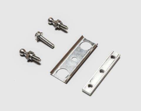 Detroit Muscle Technologies Dodge Truck 72-80 D W 100-300 Accelerator Gas Pedal Mounting Bracket & Studs - STAINLESS TRK7280AP90