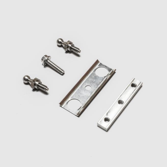 Detroit Muscle Technologies Dodge Truck 72-80 D W 100-300 Accelerator Gas Pedal Mounting Bracket & Studs - STAINLESS TRK7280AP90