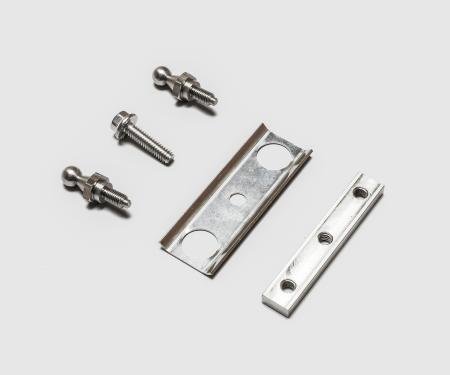 Detroit Muscle Technologies Dodge Truck 72-80 D W 100-300 Accelerator Gas Pedal Mounting Bracket & Studs - STAINLESS TRK7280AP90