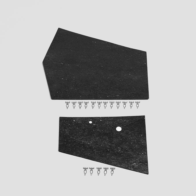 Detroit Muscle Technologies Mopar B Body 71 72 Engine Well Splash Shields BXX7172SS20