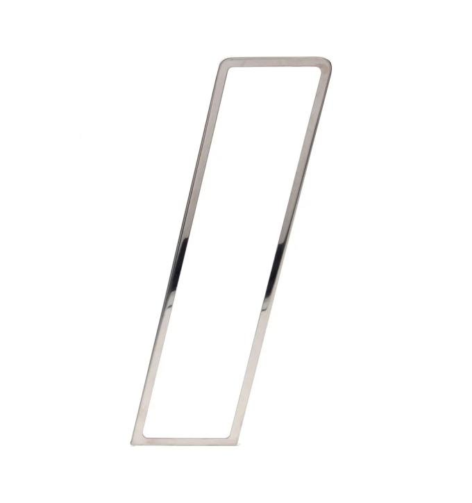 AMD Accelerator Pedal Bezel, Stainless, 66-70 Dodge Plymouth B-Body X409-1466-T