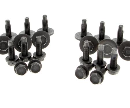 AMD Upper Door Hinge Bolt Kit, 66-74 Dodge Plymouth B-Body 67-76 A-Body X521-1066-S