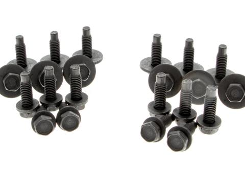 AMD Upper Door Hinge Bolt Kit, 66-74 Dodge Plymouth B-Body 67-76 A-Body X521-1066-S