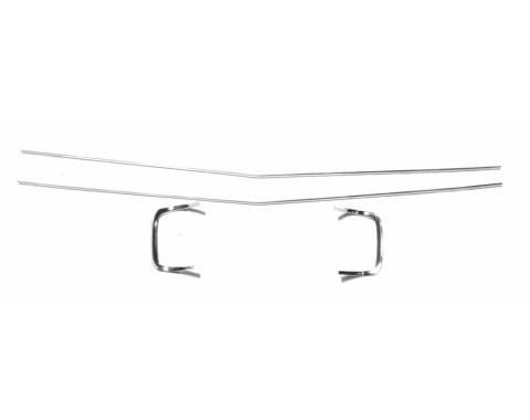 Goodmark Industries 1968 Dodge Charger Front Grille Molding Kit GMK216105568S