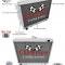 Champion Cooling 2 Row with 1" Tubes All Aluminum Radiator Made With Aircraft Grade Aluminum AE2375