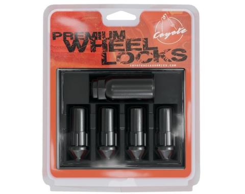 Factory Reproductions Lock Set Lockset - Xl 9/16 (1.9") Black- 4pcs+Key (741167lblk) L-LO916LB