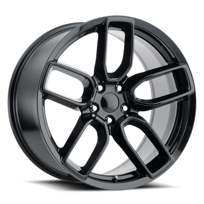 Factory Reproductions FR 74 &ndash; Dodge Widebody Replica Wheels 20x10.5 5x115 +22 HB 71.5 Hellcat Widebody Gloss Black with Cap 74015221502