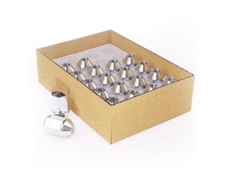 Factory Reproductions Install Kit 9/16" (1.66") Dodge/Jeep/Ram Factory Style (7/8) Chrome 20 Lug Nuts L-KIT916C-20D