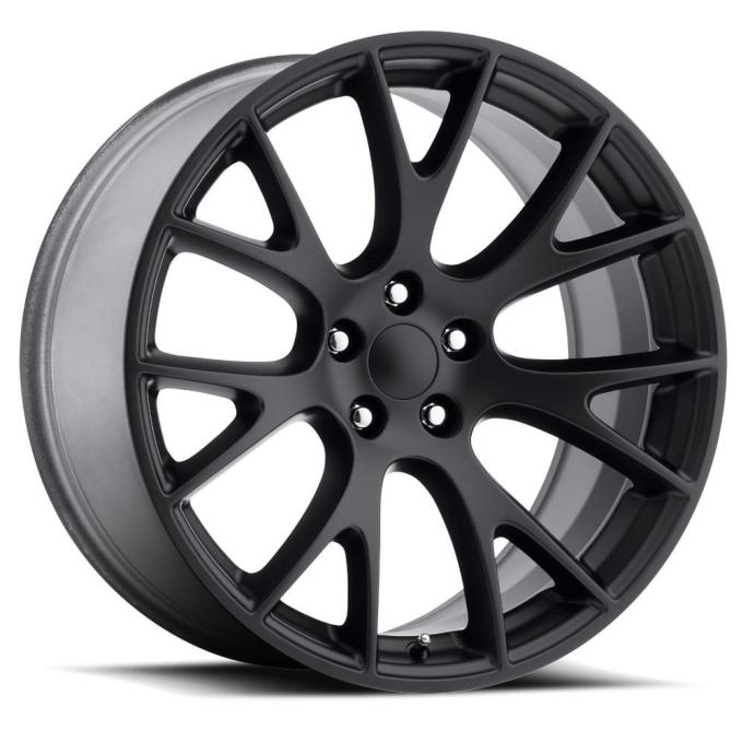 Factory Reproductions FR 70 &ndash; Dodge Hellcat Replica Wheels 20x10.5 5x115 +25 HB 71.5 Hellcat Satin Black with Cap 70015251503