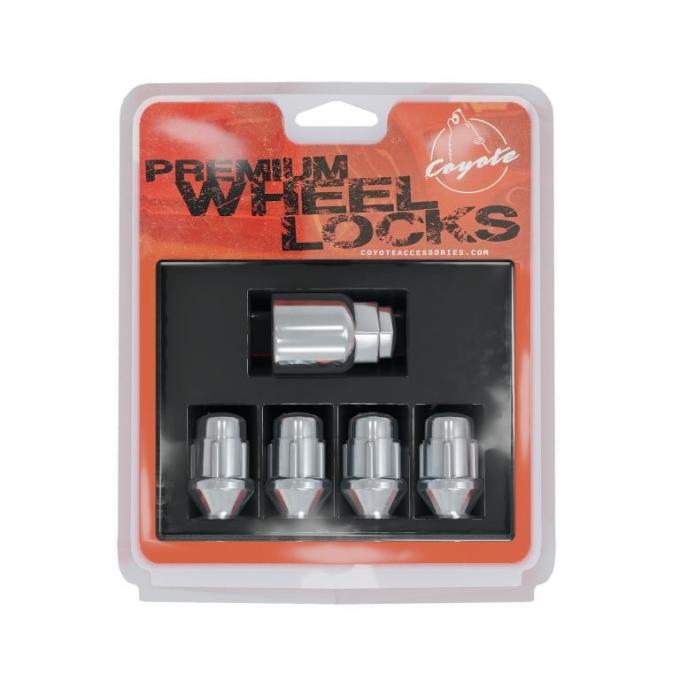 Factory Reproductions Lock Set Lockset - 1/2" (1.38) Chrome- 4pcs+Key (741142b) L-LO1220C