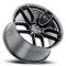 Factory Reproductions FR 74 &ndash; Dodge Widebody Replica Wheels 20x10.5 5x115 +22 HB 71.5 Hellcat Widebody Gloss Black with Cap 74015221502