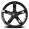 Factory Reproductions FR 77f &ndash; Dodge Hellcat HC2 Replica Wheels 20x9.5 5x115 +15 HB 71.5 Hellcat HC2 Satin Black with Cap 77095151503F