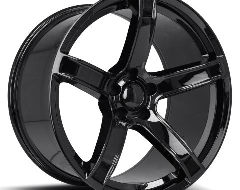 Factory Reproductions FR 77f &ndash; Dodge Hellcat HC2 Replica Wheels 20x11 5x115 +22 HB 71.5 Hellcat HC2 Gloss Black with Cap 77011221502F