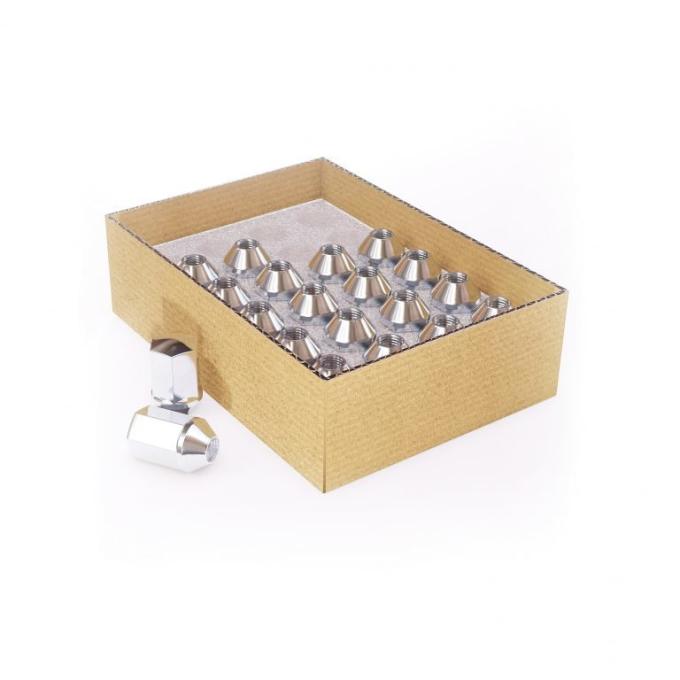 Factory Reproductions Install Kit 14mm X 1.5 (1.65") Dodge/Jeep/Ram Factory Style (7/8) Chrome 20 Lug Nuts L-KIT14150C-20D