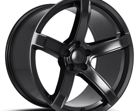Factory Reproductions FR 77f &ndash; Dodge Hellcat HC2 Replica Wheels 20x11 5x115 +22 HB 71.5 Hellcat HC2 Satin Black with Cap 77011221503F
