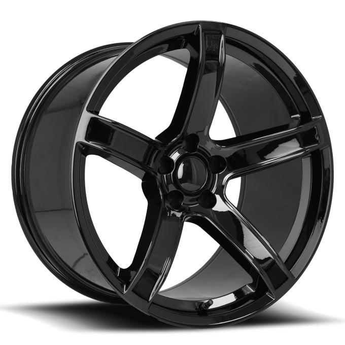 Factory Reproductions FR 77f &ndash; Dodge Hellcat HC2 Replica Wheels 20x11 5x115 -2.5 HB 71.5 Hellcat HC2 Gloss Black with Cap 77011021502F