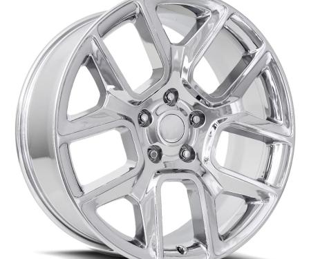 Factory Reproductions FR 76 &ndash; Ram Truck 1500 Replica Wheels 24x10 5x5.5 +25 HB 77.8 19 Ram 1500 Chrome with Cap 76410255501