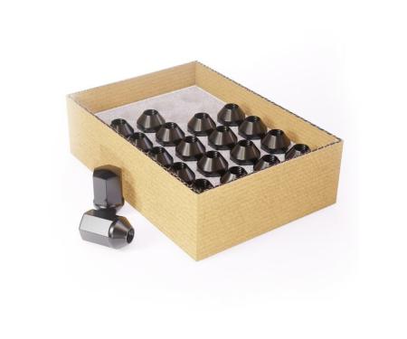 Factory Reproductions Install Kit 14mm X 1.5 (1.65") Dodge/Jeep/Ram Factory Style (7/8) Black 20 Lug Nuts L-KIT14150B-20D