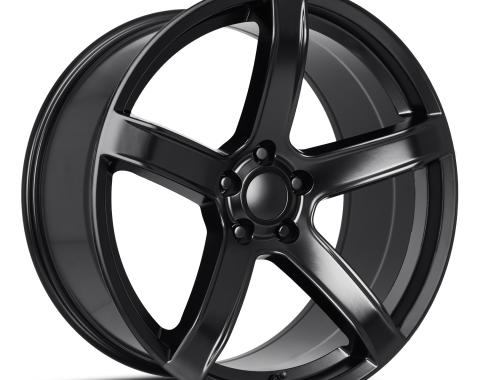 Factory Reproductions FR 77f &ndash; Dodge Hellcat HC2 Replica Wheels 20x9.5 5x115 +15 HB 71.5 Hellcat HC2 Satin Black with Cap 77095151503F