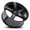 Factory Reproductions FR 77 &ndash; Dodge Hellcat HC2 Replica Wheels 24x10 5x5.5 +25.4 HB 77.8 Hellcat HC2 Gloss Black with Cap 77410255502