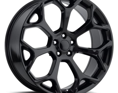 Factory Reproductions FR 71 &ndash; Chrysler 300 Replica Wheels 20x9 5x115 +18 HB 71.5 2016 300c Gloss Black with Cap 71090181502