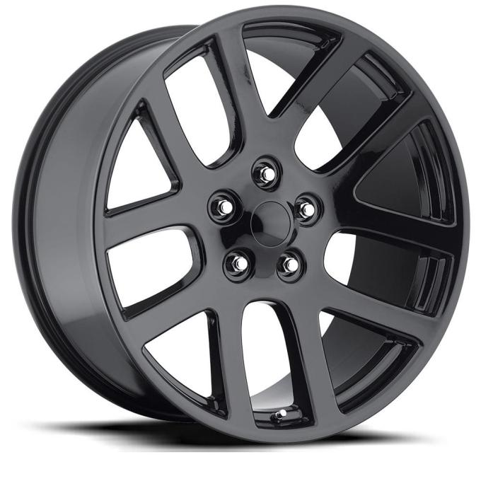 Factory Reproductions FR 60 &ndash; Ram Truck Srt10 Replica Wheels 24x10 5x5.5 +25.4 HB 77.8 Dodge Ram Srt10 Gloss Black with Cap 60410255502