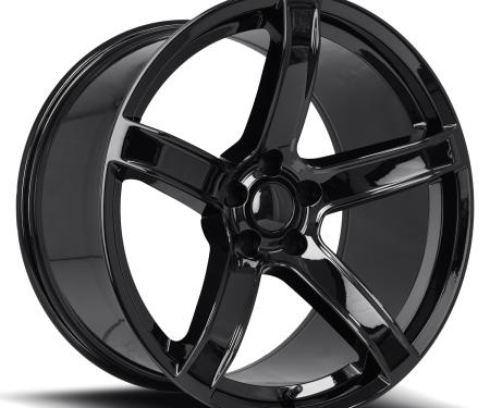 Factory Reproductions FR 77f &ndash; Dodge Hellcat HC2 Replica Wheels 20x11 5x115 -2.5 HB 71.5 Hellcat HC2 Gloss Black with Cap 77011021502F