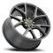 Factory Reproductions FR 75 &ndash; Jeep Trackhawk Replica Wheels 20x9 5x5 +34.7 HB 71.5 Trackhawk Satin Black Mach Face w/Bronze Clear with Cap 75090355023