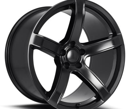 Factory Reproductions FR 77f &ndash; Dodge Hellcat HC2 Replica Wheels 20x11 5x115 +22 HB 71.5 Hellcat HC2 Satin Black with Cap 77011221503F