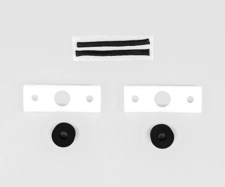 Detroit Muscle Technologies Mopar A Body 63-66, B Body 62-65 Wiper Pivot Gaskets - WHITE ABX6266WP01-WHITE